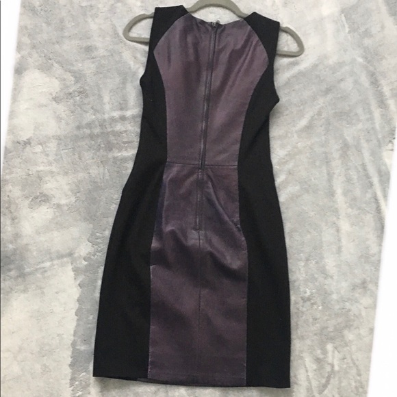 Leather Accent Dress - Picture 2 of 7